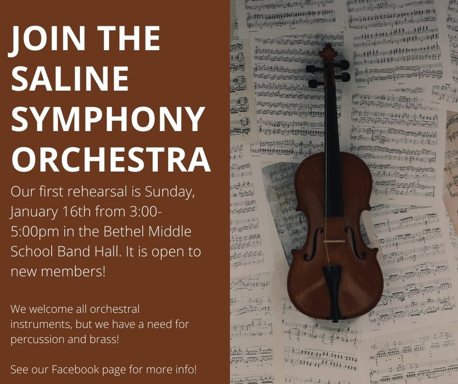 Join the Saline Symphony Orchestra
